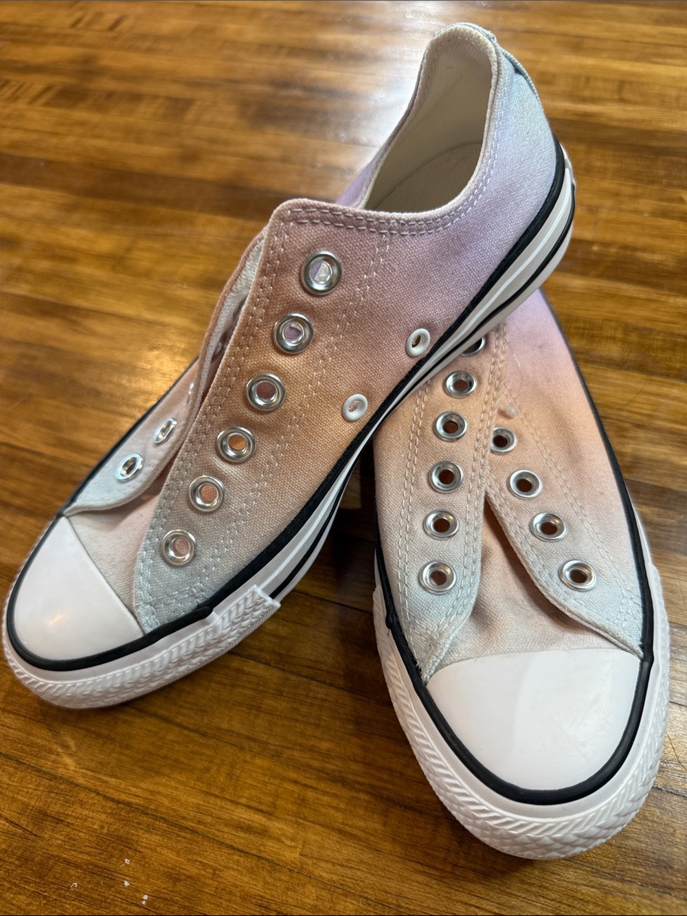 Converse Chuck Taylor Pastel Tie Dye Sneaker Multicolor Women sz 6.5 Rainbow New